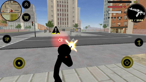 谁说火柴人不能当英雄？快来试试火柴人绳索英雄老版本！