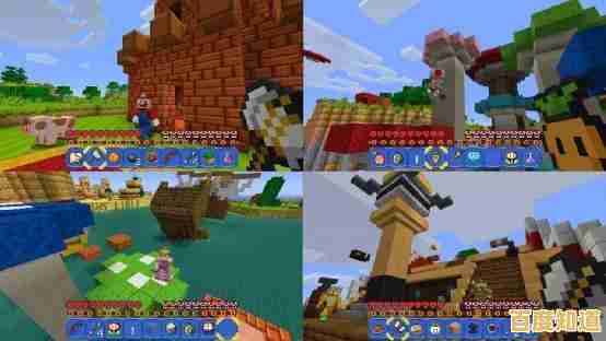 还在寻找多样玩法的沙盒游戏？我的世界网易基岩版》的创意世界等你探索！